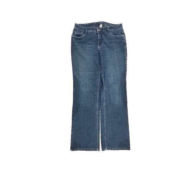 Sonoma Original Boot Women's size 14 Dark Wash Blue Denim Jeans   Great Conditi - Picture 1 of 4